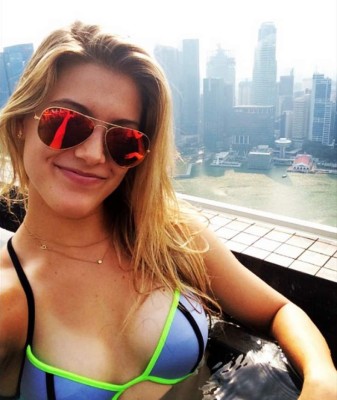 Eugenie Bouchard, la canadiense que sube la temperatura en los partidos de tenis