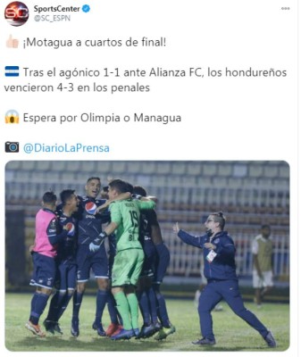 'Castellanos y los penales lo dejaron desolado': La prensa internacional sobre el pase de Motagua en Liga Concacaf
