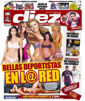 LAS MEJORES PORTADAS DE DIARIO DIEZ DEL 2014