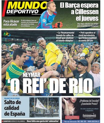 PORTADAS: Lo que el mundo del deporte amaneció diciendo este martes 23 de agosto
