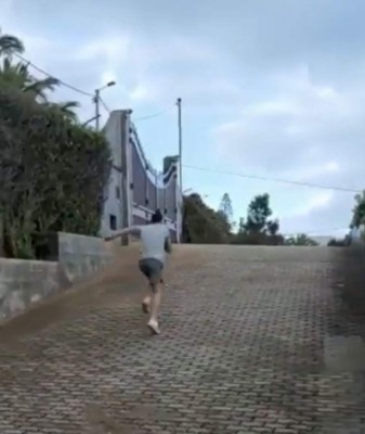 Cristiano Ronaldo es captado entrenando en un estadio y en plena crisis por coronavirus