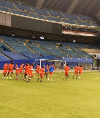 Fotos: Olimpia ultimó detalles para la batalla ante Montreal Impact en Canadá
