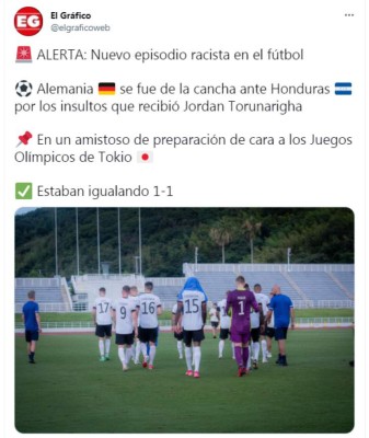 ¿Racismo en Tokio? La reacción de la prensa mundial tras el escándalo en el Alemania-Honduras y diario Marca estalla