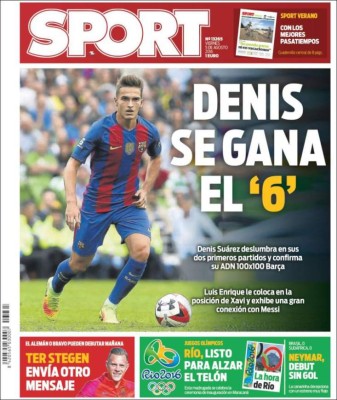 Las portadas de los diarios más importantes en el mundo deportivo