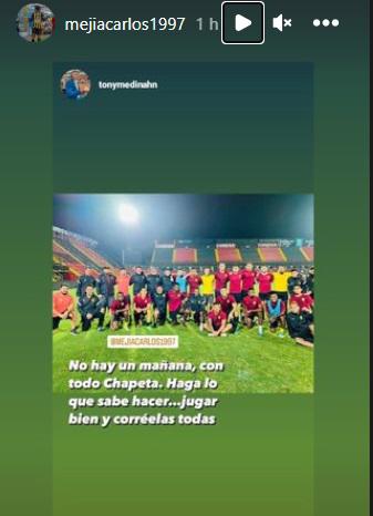 “1% de posibilidad, 99 de fe”, “A darlo todo”, “Vamos mi auri”: Futbolistas del Real España alientan de cara a la semifinal de vuelta ante Alajuelense