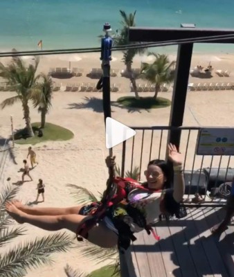 Las espectaculares vacaciones de Emilio Izaguirre y su linda esposa en Dubai