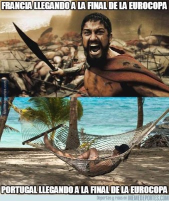 Los mejores memes que calientan la final de la Eurocopa entre Francia y Portugal