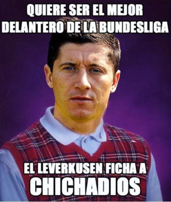 Lewandowski provoca lluvia de memes al anotar cinco goles en nueve minutos