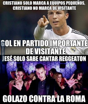 Los memes que deja el Roma-Real Madrid de Champions