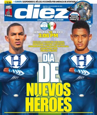 Las mejores portadas de este martes futbolero 17 de noviembre de 2015