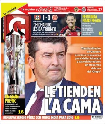 Las portadas más importantes de los periódicos deportivos en el mundo