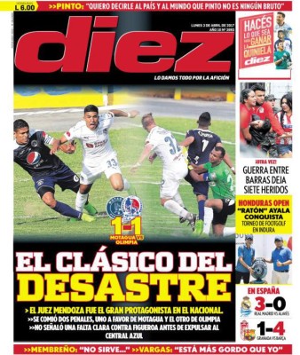 Real Madrid y Barcelona protagonistas en las portadas internacionales