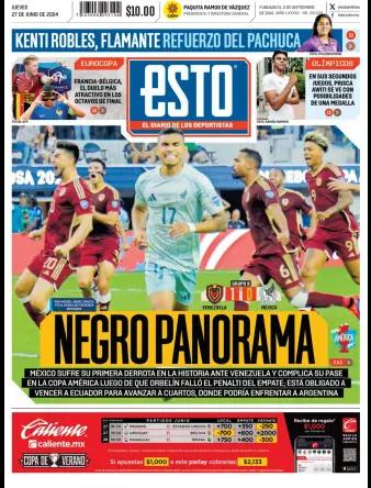 Destrozan a la Selección Mexicana de Fútbol: “Decepción nacional” y otros titulares de los medios aztecas