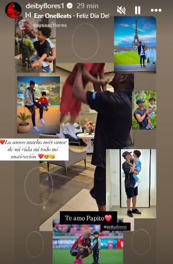 Las felicitaciones de las esposas e hijos a jugadores del futbol hondureño por el Día del Padre