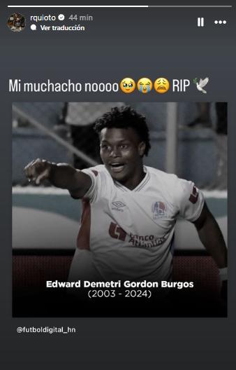 “Su sueño era construirle una casita a su mamá”: jugadores y prensa deportiva reaccionan por la muerte de Demetri Gordon