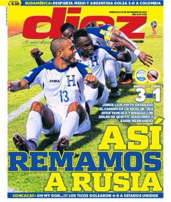 ¡CALIENTE! Las portadas que dejó la fecha de eliminatoria mundialista
