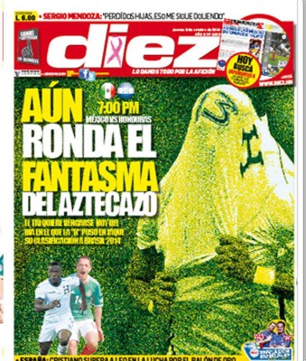 Las mejores portadas de Diez sobre la rivalidad Honduras-México