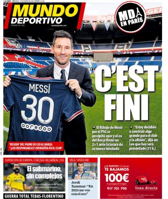 'Messi ficha por el PSG… ¡Y cómo duele!”; las portadas de los medios en el mundo con Leo de protagonista