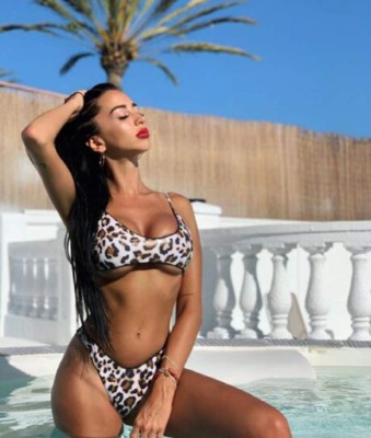 Aurah Ruiz, la ex de un crack del Madrid a quien critican por sus cirugías y por usar photoshop