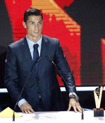 Cristiano se lleva tres premios en Gala de la Liga de España