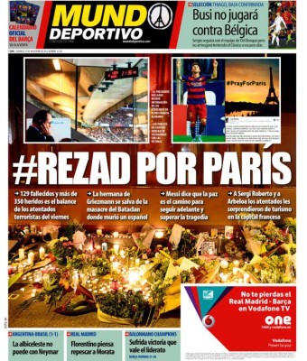 Las portadas de los periódicos deportivos del mundo para hoy domingo