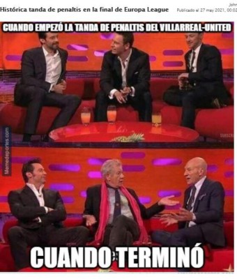 Destrozan a De Gea en los memes tras perder la final ante Villarreal; Messi y Zidane tampoco se salvaron