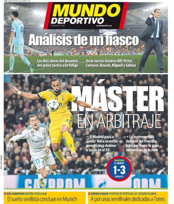 ¡Así amanecen las portadas luego de la polémica clasificación del Real Madrid!
