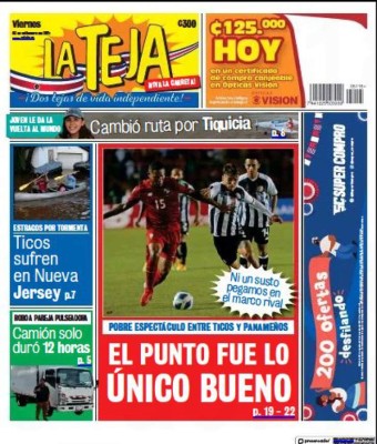 'Keylor jode a Panamá', 'Ilusiona', 'Qatar se ve lejos': lo que dice la prensa en Concacaf tras el inicio del octagonal