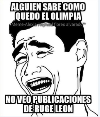 Los mejores memes del empate entre Motagua y Olimpia