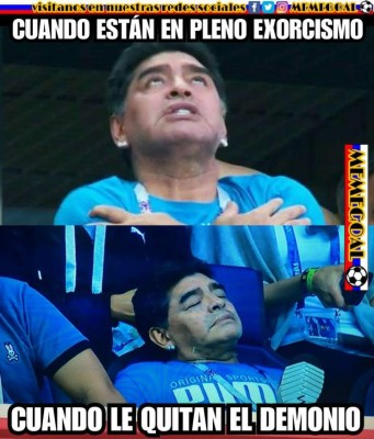 Los otros memes que no has visto de Messi y Maradona tras el Argentina-Nigeria
