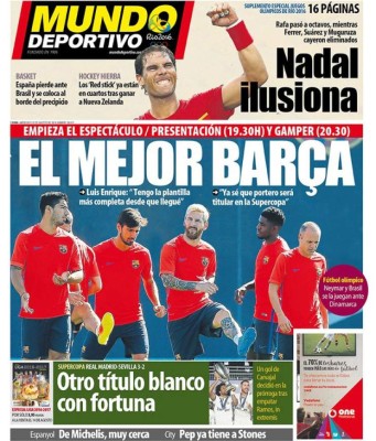 PORTADAS: Lo que el mundo amaneció diciendo este miércoles 10 de agosto