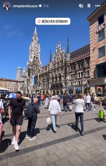 David Suazo en Múnich: la fiesta que se vivió previo a la gran final de la Champions League