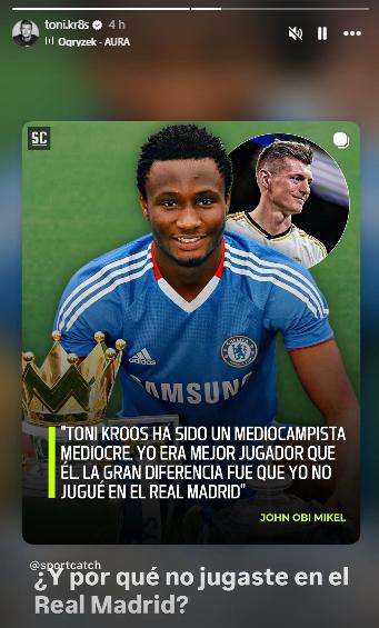 La respuesta de Toni Kroos que se hizo viral en las redes sociales.