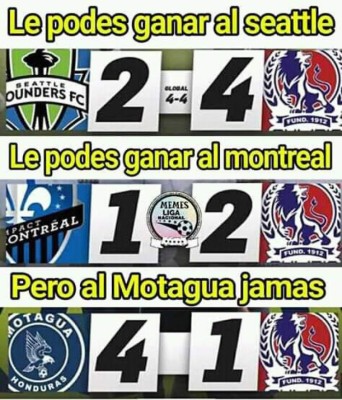 Crueles: Los otros memes que no has visto de la humillación de Motagua a Olimpia &nbsp;&nbsp;