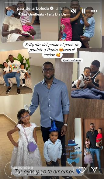 Las felicitaciones de las esposas e hijos a jugadores del futbol hondureño por el Día del Padre