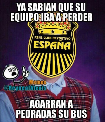 Pulverizan a Real España con divertidos memes tras caer otra vez ante Olimpia