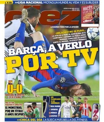 Barcelona no logró la remontada; Madrid, Juventus, Atlético y Mónaco a semis de la Champions.