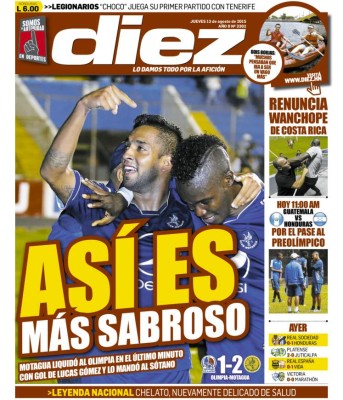 JUEVES: Las portadas de los periódicos deportivos más importantes