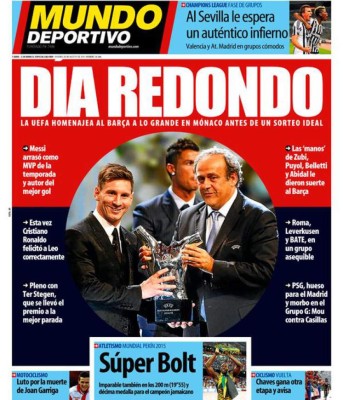 Las portadas de principales diarios deportivos del mundo para hoy viernes