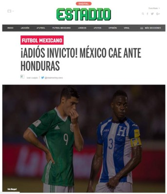 ¡ENOJADOS! Prensa mexicana no perdona a Osorio por perder ante Honduras