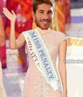 Sergio Ramos, protagonista de los memes en la derrota de España ante Croacia