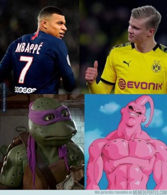Los crueles memes donde Haaland humilla a Neymar y a Mbappé con su doblete en Champions