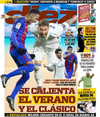 Portadas de hoy: Las ligas europeas calientan el verano