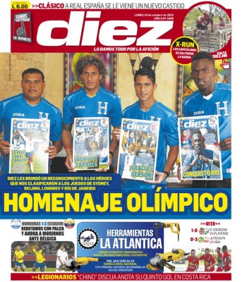 Las portadas deportivas en el mundo de este lunes 19 de octubre
