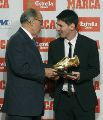 Lionel Messi recibió la Bota de Oro.
