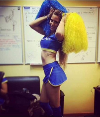 Conocé a la porrista de Boca Juniors que dijo haber tenido un amorío con David Bisbal