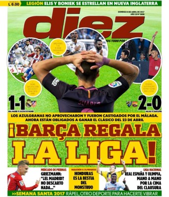 Así amanecieron las portadas de los diarios deportivos internacionales