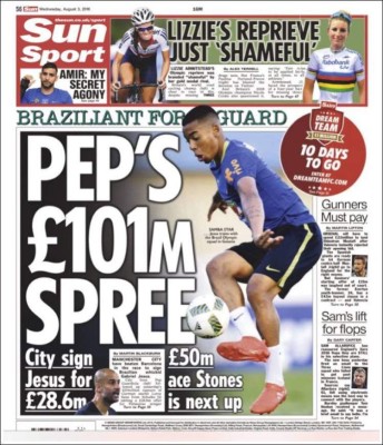 Las portadas deportivas más importantes en el mundo de este jueves 04 de agosto