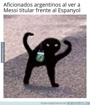 ¿Y la lesión? Los humillantes memes contra Messi tras el gane del Barcelona ante Espanyol