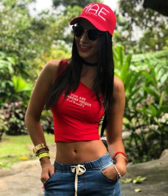 Dorelyn Rojas, la hermosa modelo tica que se emociona con el Mundial de Rusia